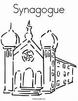 Synagogue Coloring Pages Temple Building Judaism Clip Lds Solomon Print Cliparts Angel Printable Color Torah First Twistynoodle Built California Usa sketch template
