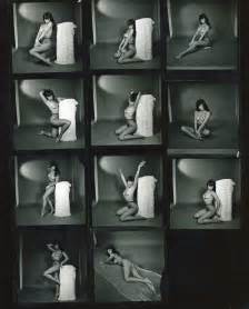vintage bettie page contact sheet by bunny yeager 1954