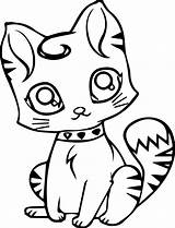 Coloring Cat Pages Kitty Colouring Rocks Printable Kids sketch template