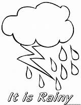 Monsoon Rain Coloring Pages Part Zoom Print sketch template