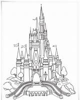 Castle Coloring Pages Disney Printable Getcoloringpages sketch template