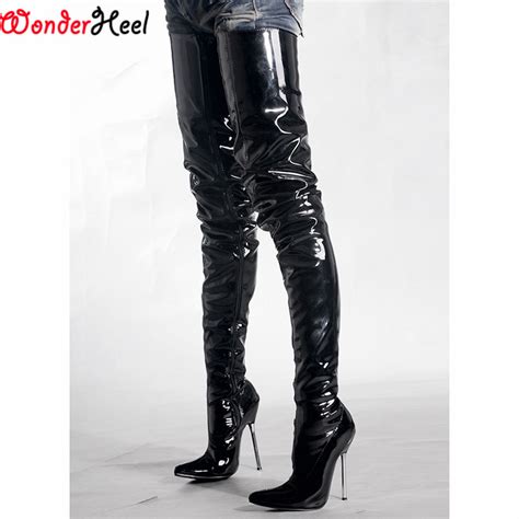 Wonderheel Hot On Sales Extreme High Heel 12cm Heel Overknee Boots