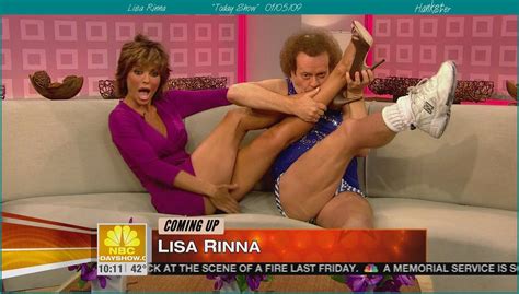 lisa rinna nue dans the today show