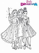 Barbie Dreamtopia Ausmalbilder Glitter Princesses Malvorlage Stimmen Freunde Traumvilla sketch template