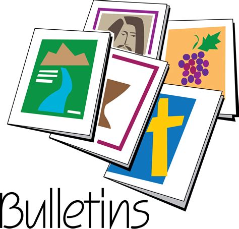 bulletins clipart   cliparts  images  clipground