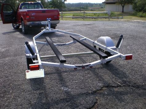 pair  bunk glides   boat trailer boat