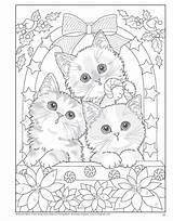 Coloring Pages Animal Cat Cartoon Adult Book Tallennettu Täältä Print Printable Christmas sketch template