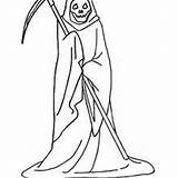 Coloring Pages Death Skeleton Reaper Grim Skeletal Jointed Figure Getcolorings Double Getdrawings Hellokids sketch template