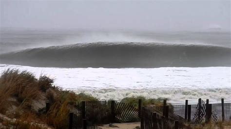 huge hurricane sandy waves youtube