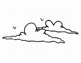 Nuvens Desenho Nuvem sketch template