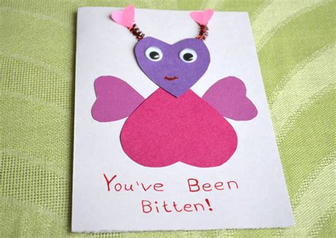 love bug valentine s day card craft