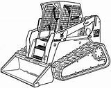 Steer Coloring Pages Skid Bobcat Loader Back Break Services Drawing Tractor Printable Machine Track Color Equipment Getcolorings Sheets Parts Print sketch template