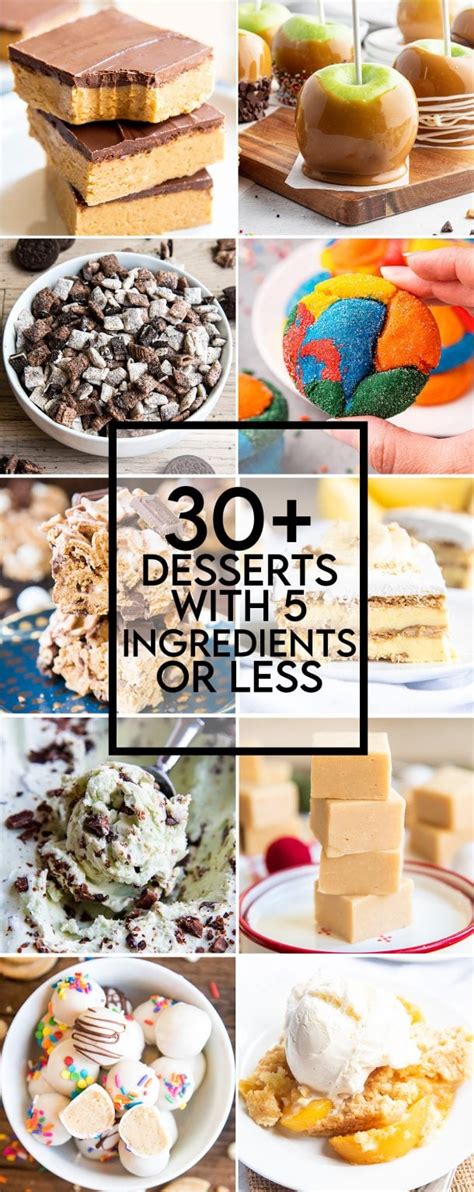 30 Desserts With 5 Ingredients Or Less Like Mother Like Daughter