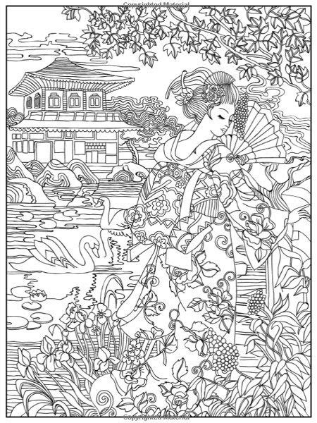 printable japanese coloring pages  adults abrahamilhutchinson