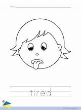 Sad Sleepy Feelings Thelearningsite sketch template