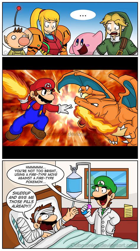 Mario Vs Charizard Super Smash Brothers Know Your Meme