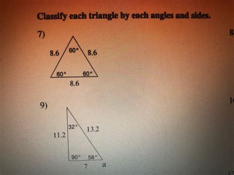 Answered Classify Each Triangle By Each Angles Bartleby
