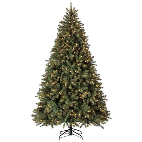 holiday living  ft pre lit balsam fir artificial christmas tree   constant white clear