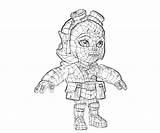 Legends League Armored Tristana Coloring Pages sketch template