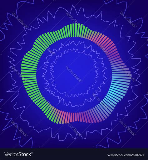 sound wave  equalizer audio digital vector image