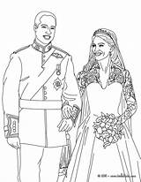 Pages Kate Prince Coloring William Middleton Hellokids Princess Color Royal Family Sheets Wedding Print Drawing People Kids Choose Board sketch template