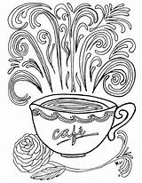 Coloring Coffee Pages Cup Printable Complex Colouring Girls Stellaluna Websites Adult Adults Theme Color Getcolorings Sheets Kids Momsandcrafters Coffe Designlooter sketch template