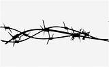 Wire Barbed Vector Fence Getdrawings sketch template
