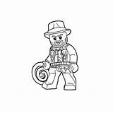 Indiana Jones Lego Coloring Pages Printable Kids Getcolorings sketch template