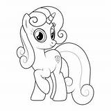 Equestria Sweetie Snail Coloringpages101 sketch template
