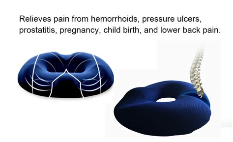 donut cushion pillow and orthopedic medical seat