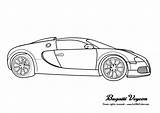 Bugatti Veyron Stampare Chiron Autoappassionati Automobili Federico Ferrero sketch template