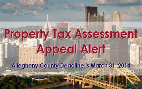 allegheny county property tax assessment appeal alert mus law
