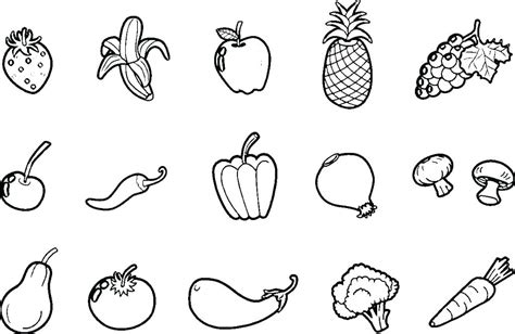 fruits drawing  colouring  paintingvalleycom explore collection