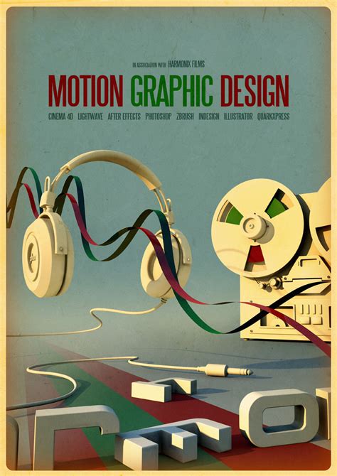 motion graphics design poster behance