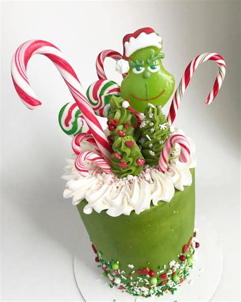 grinchmascookies christmas cake grinch cake xmas cake