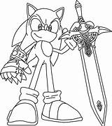 Excalibur Hedgehog sketch template