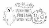 Halloween Coloring Fear Christian Pages Printable Pumpkin Printables Poem Printablee Parable Patch Kids Via sketch template