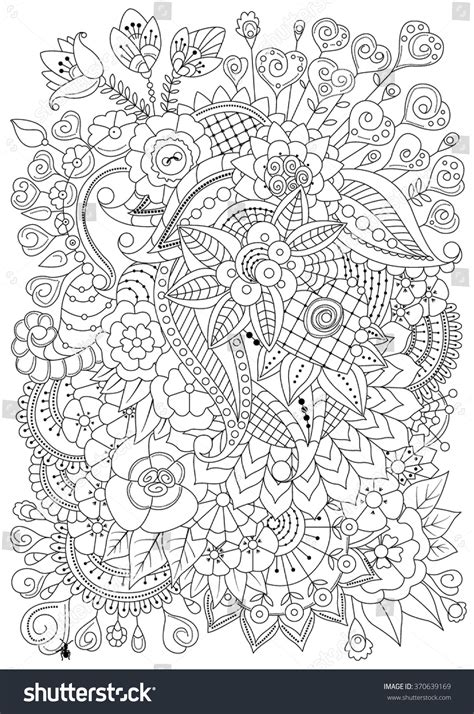 coloring book adult older children coloring stock vector royalty