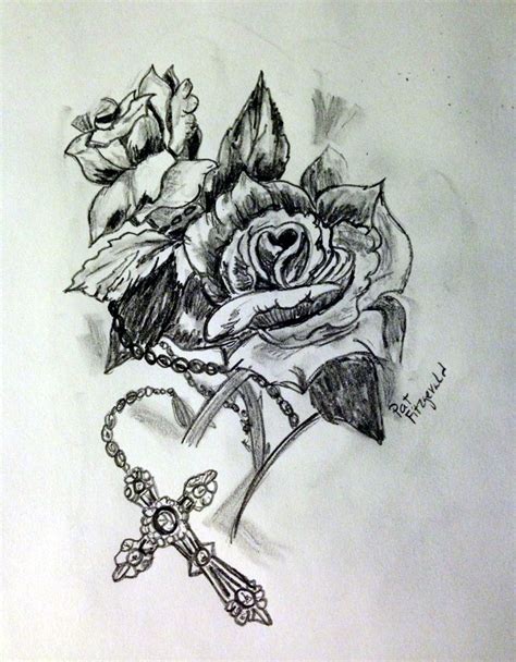 roses  cross makeup tattoos rose tattoos flower tattoos tattoos