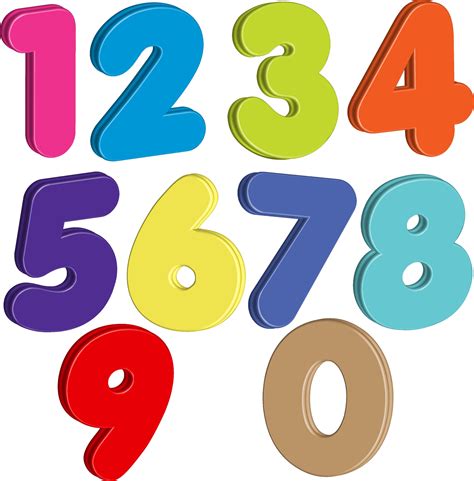 clipart numbers transparent background   clipart images
