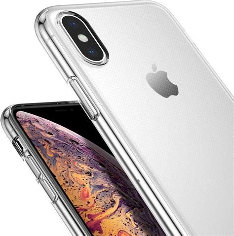 bolcom transparant hoesje voor apple iphone xs max soft tpu gel siliconen case icall