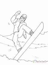Narty Snowboard Kolorowanki Dzieci sketch template