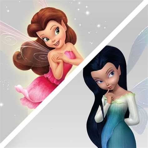 Rosetta And Silvermist Disney Fairies Tinkerbell Disney Disney Art