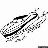 Speedboat Ski Jetski Squirrelfish Getdrawings Designlooter sketch template