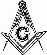 Masonic Freemason Symbols Compasses Compass Lodge sketch template