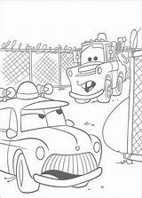 Cars Pages Disney Coloring Color Popular sketch template