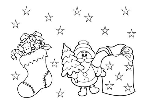 print  printable christmas coloring pages  kids