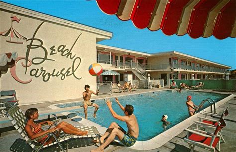 Summertime Poolside Vintage Postcards Vintage Hotels