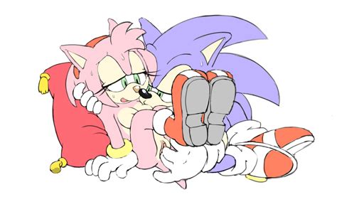 Rule 34 Amy Rose Anthro Ass Breasts Color Coolblue Exposed Torso