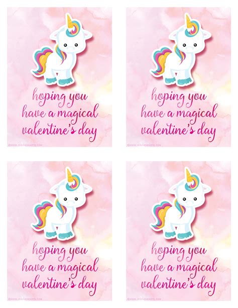 printable unicorn valentines day card unicorn valentine